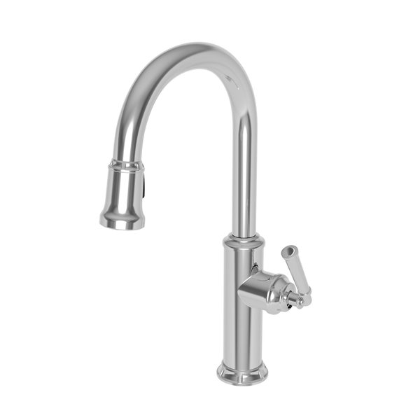 Newport Brass Pull-Down Kitchen Faucet in Antique Brass 3210-5103/06